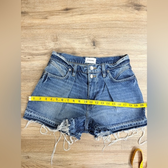 FRAME Mosaic Flare Shorts Size 27 - Picture 8 of 11